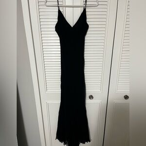 Black Mermaid Evening Gown